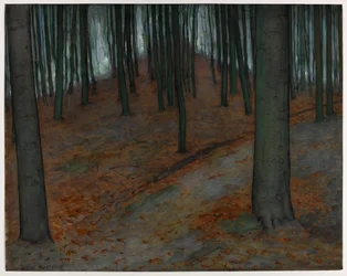Wald mit Buchen, ca. 1899